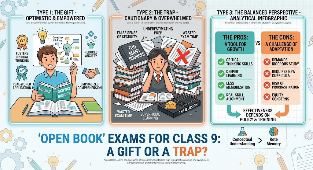 "Open Book" Exams for Class 9: A Gift or a Trap?