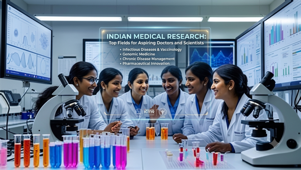 Indian Medical Research: Top Fields for Aspiring Doctors and Scientists