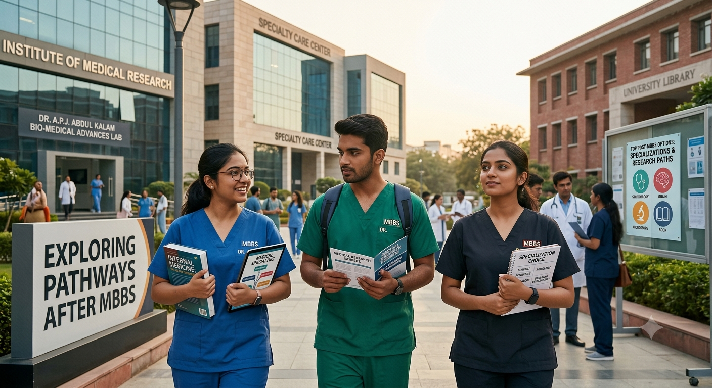 Top Medical Specializations and Research Career Paths After MBBS