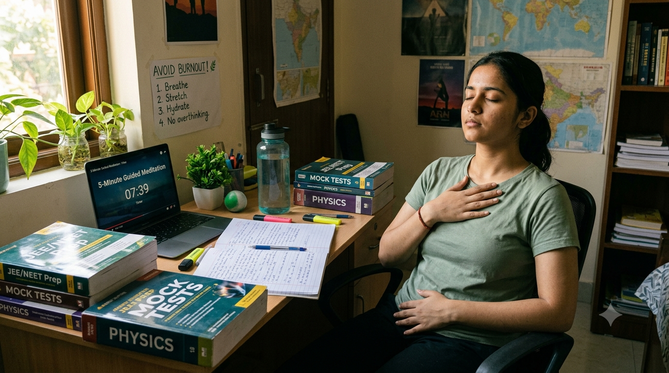 How to Manage Mental Stress and Avoid Burnout During Competitive Exam Prep
