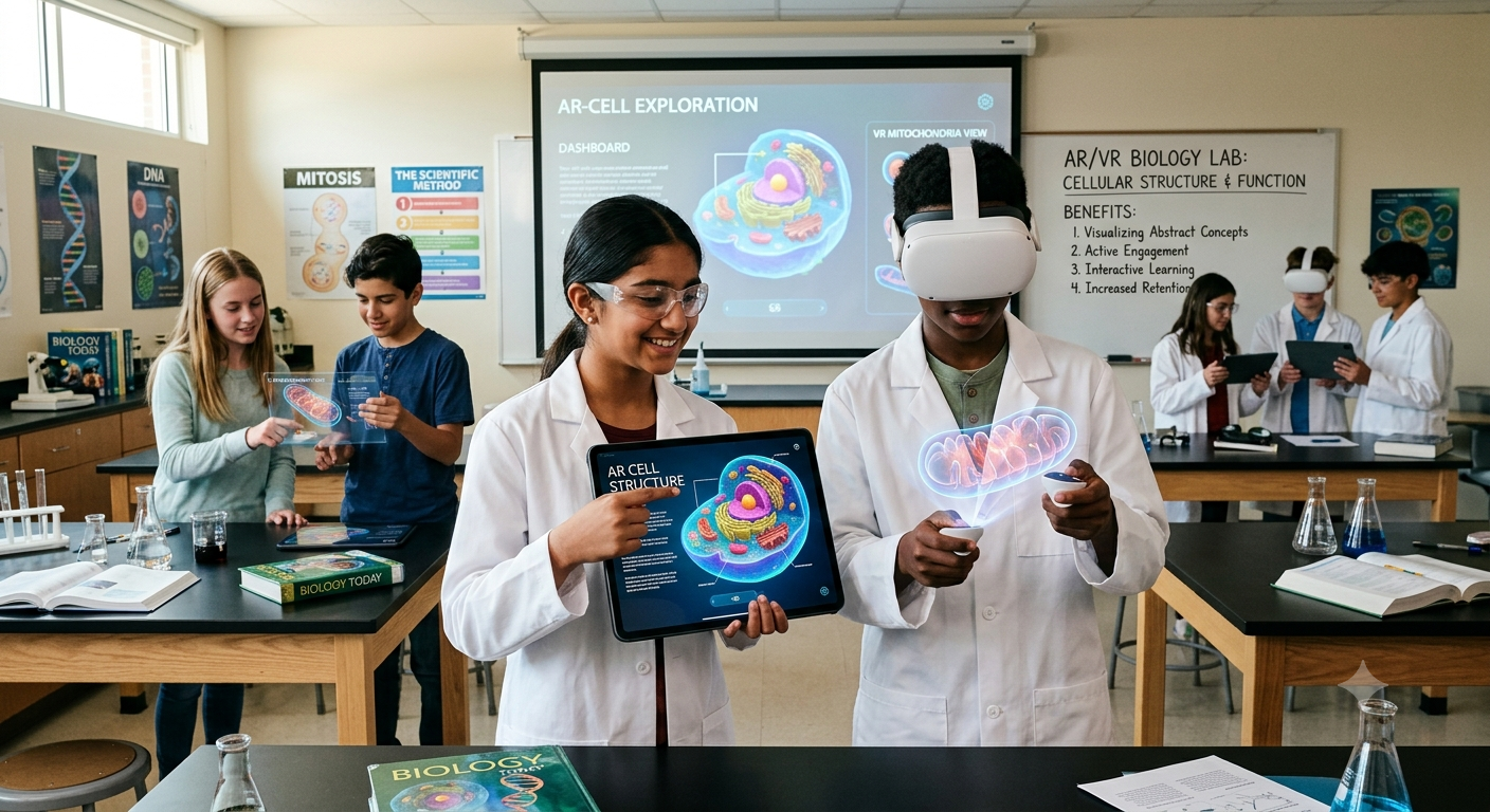 The Impact of AR and VR in Science Classrooms: Benefits and Applications